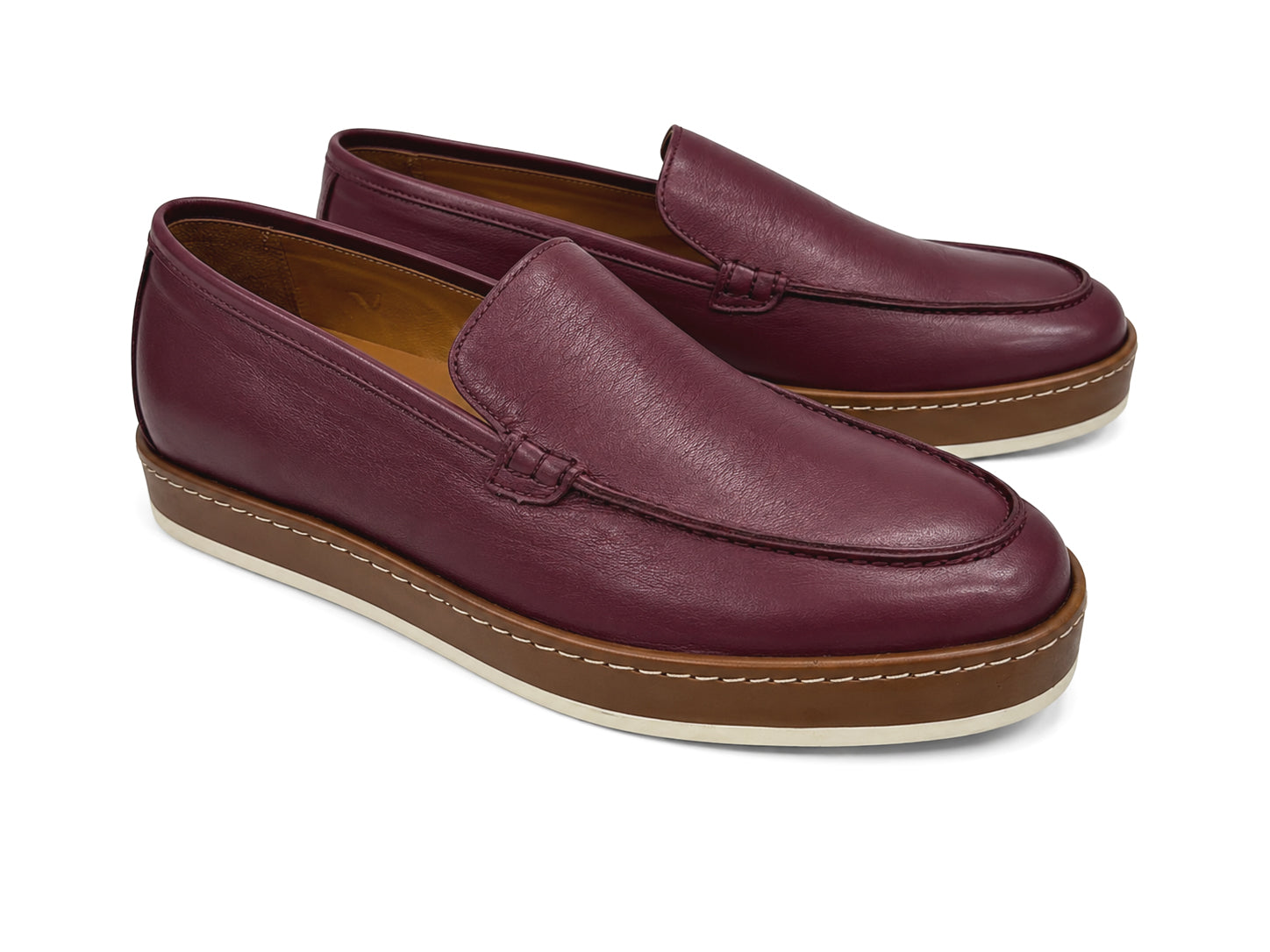 CU00036 -1267 Dress -Casual Loafer-Burgundy
