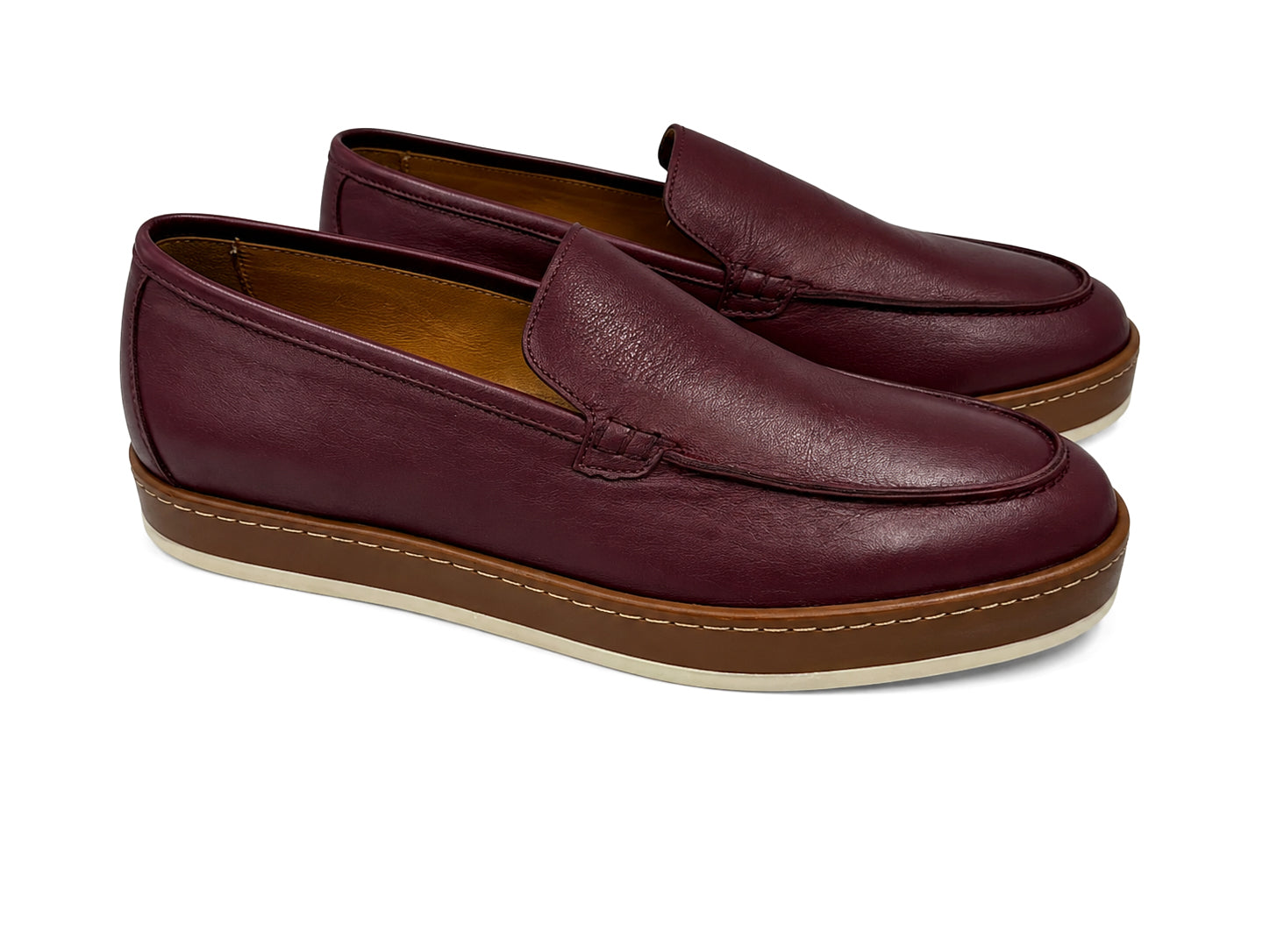 CU00036 -1267 Dress -Casual Loafer-Burgundy