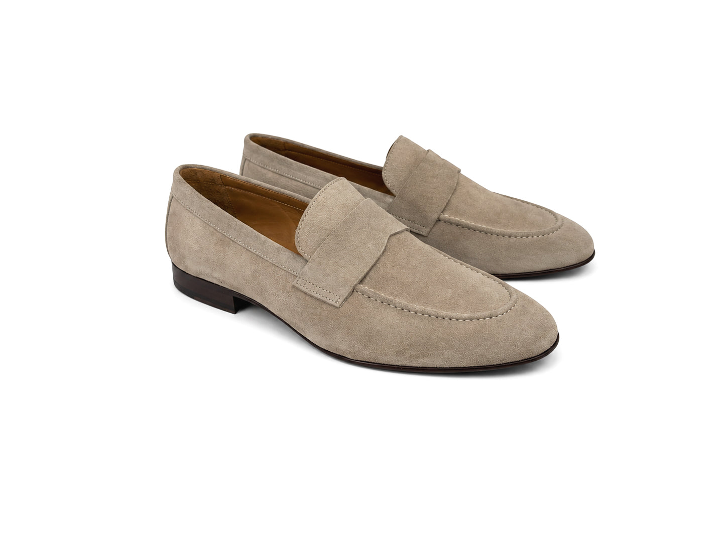 CU00033 -1379 Suede loafer- Taupe