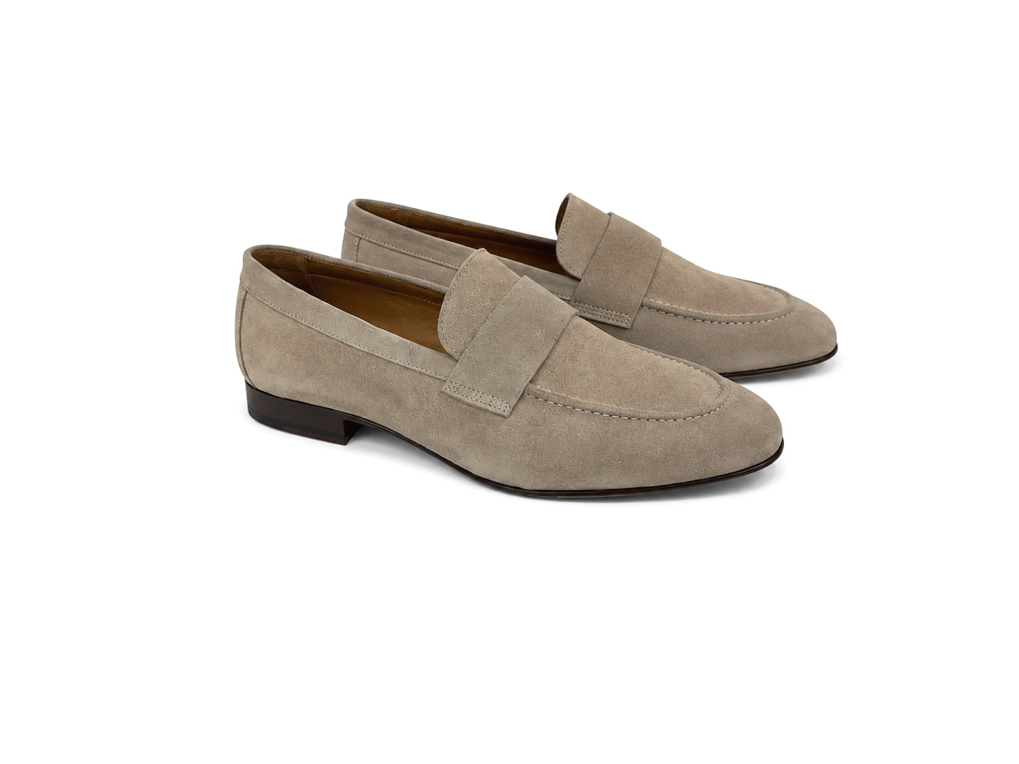CU00033 -1379 Suede loafer- Taupe