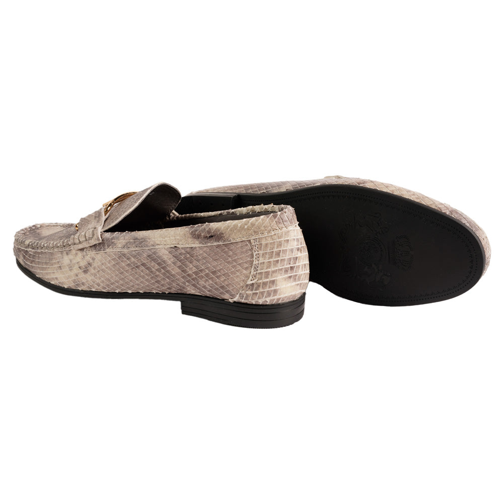P000212 -3218 Python Print V buckle- Multi Beige