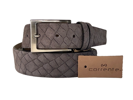 CBelt -4428C- Suede Design Belt - Vizon