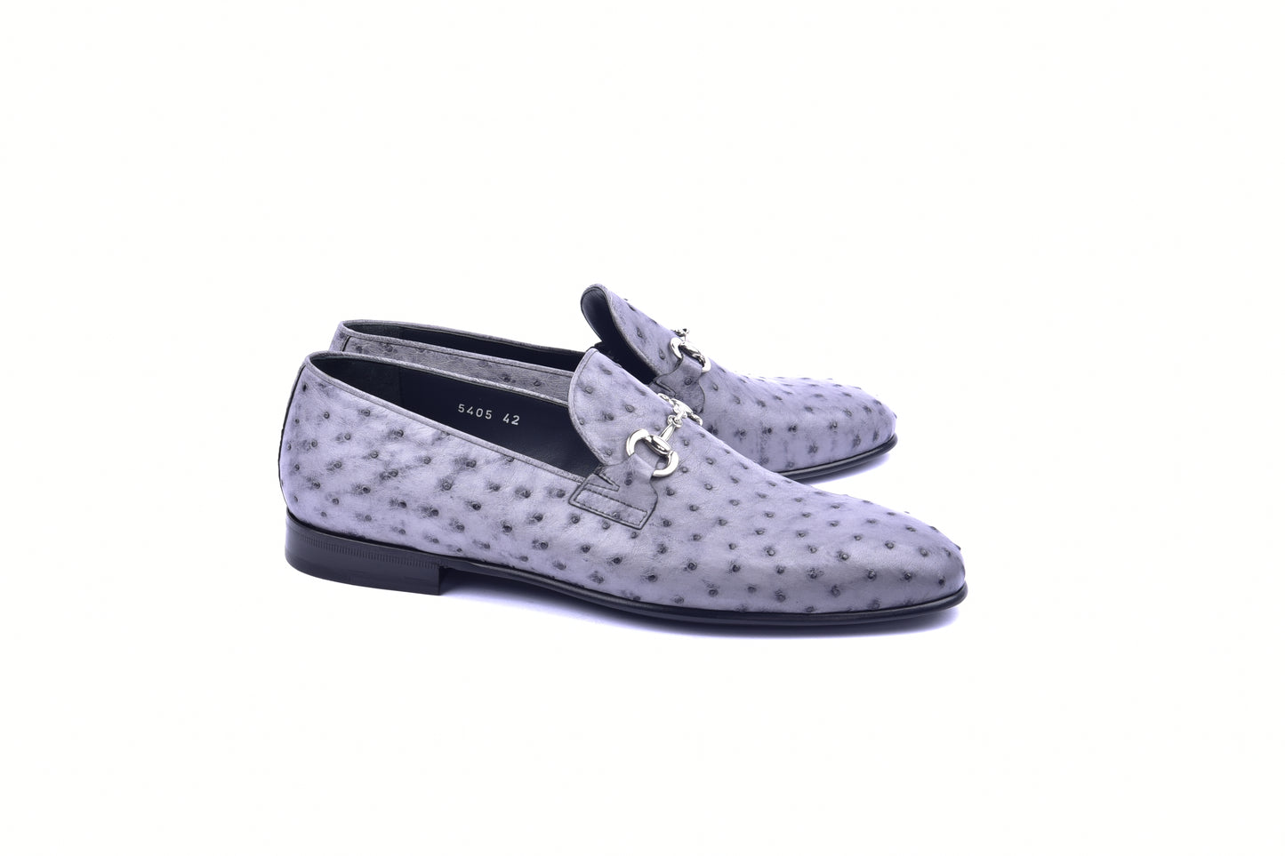 C02206-5405 Genuine Ostrich- Grey