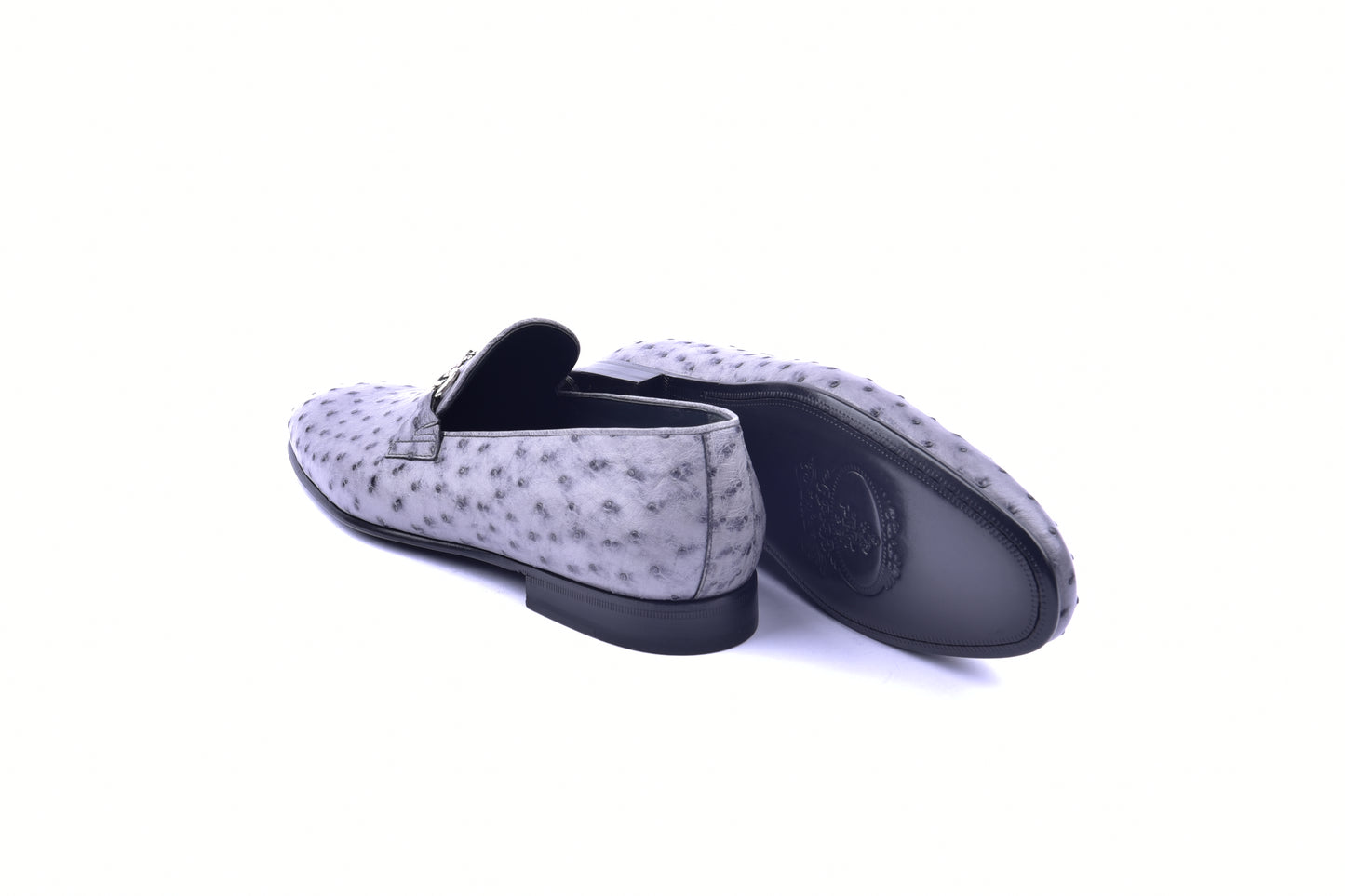 C02206-5405 Genuine Ostrich- Grey