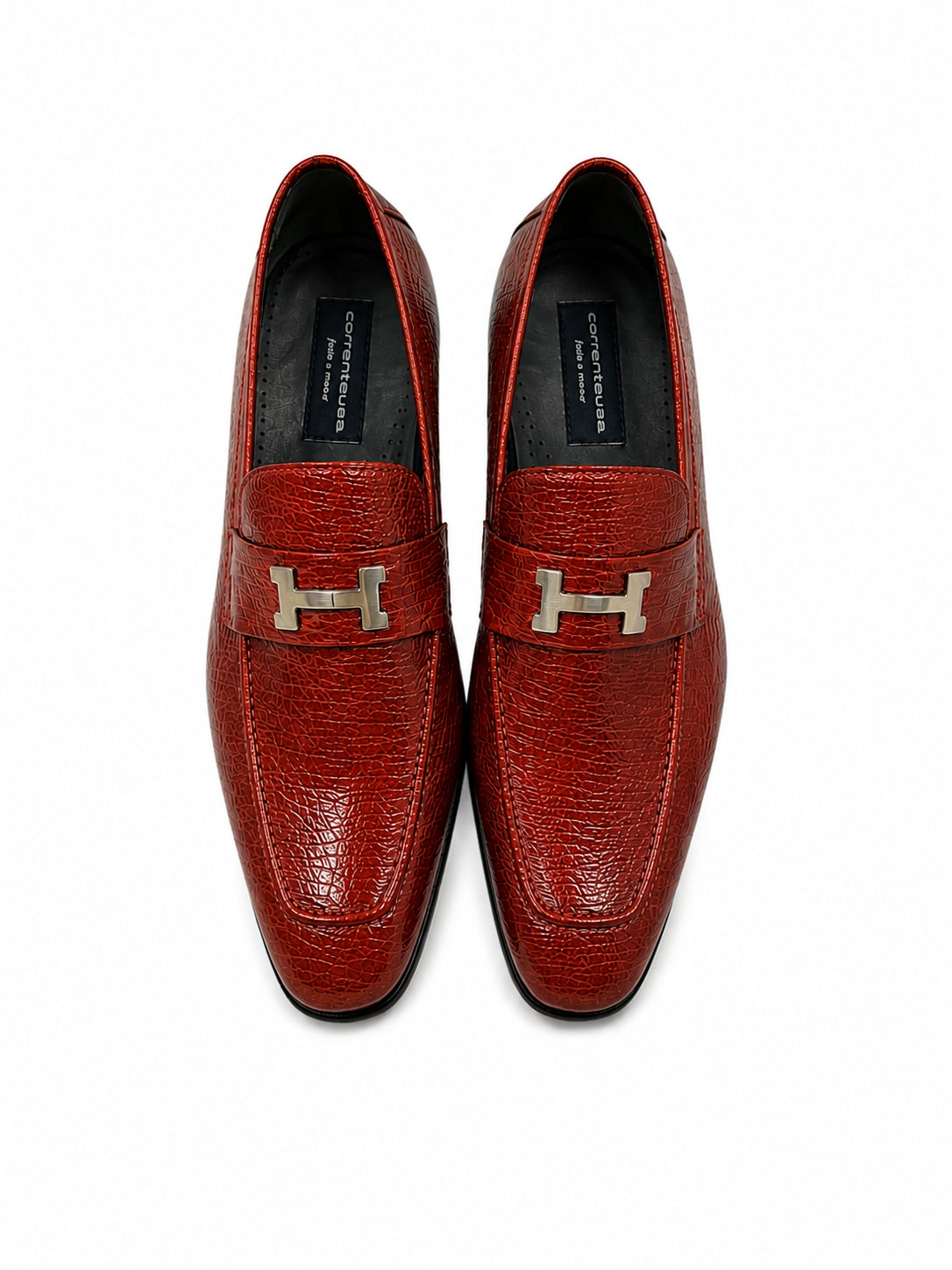 C01995-5760V H buckle Vita Calf Skin-Red Rust