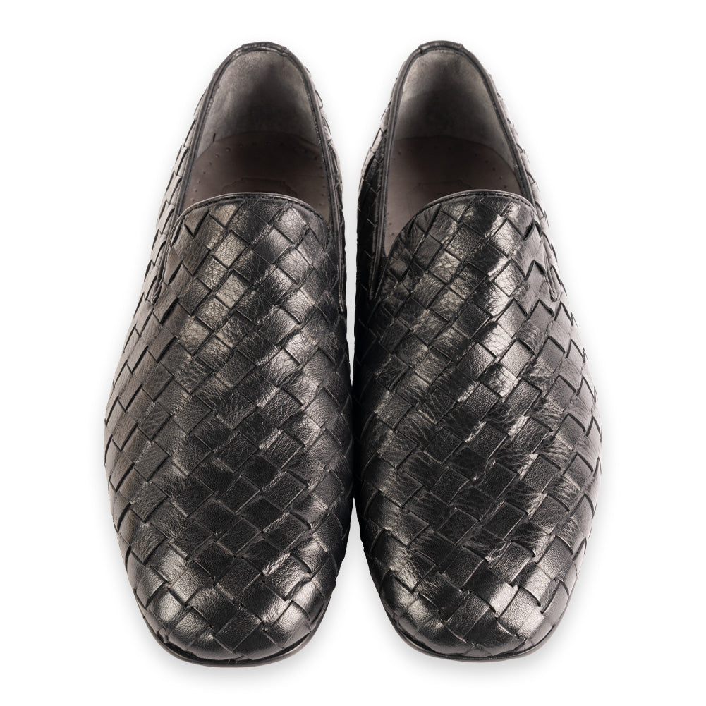 P02 -6615 Hand-Woven Veneta- Black