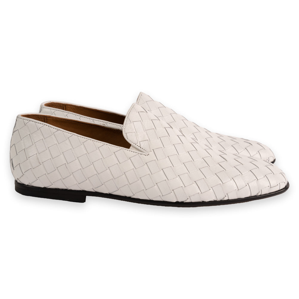 P00021 -6615 Hand-Woven Veneta- White