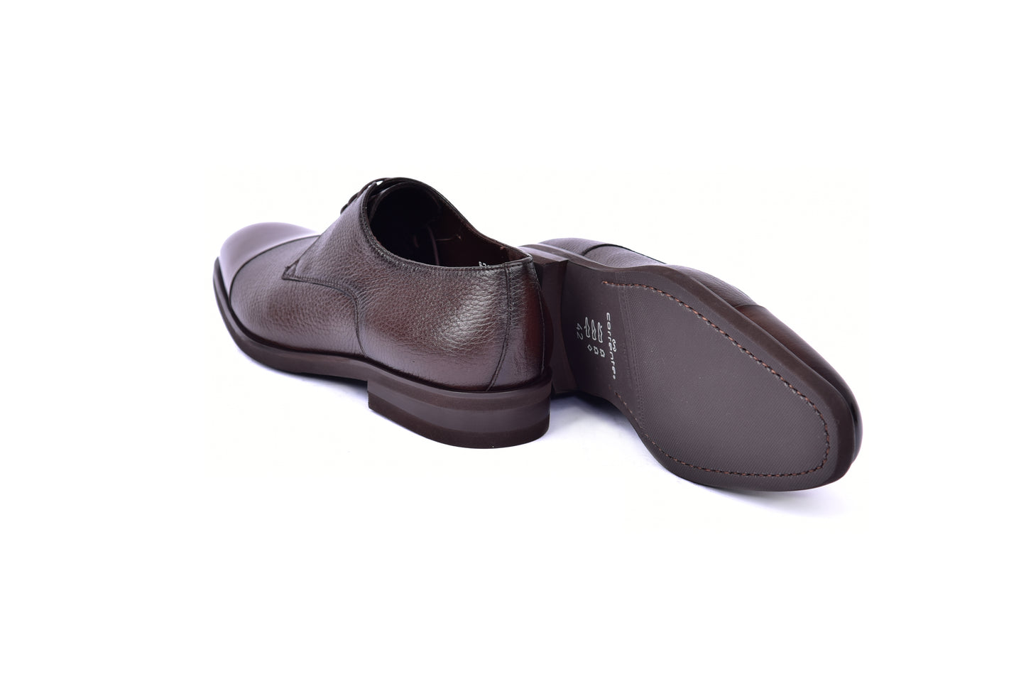C0015-6793 Cap Toe Deer Skin- Brown