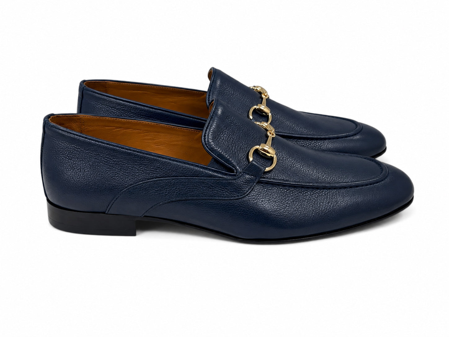 CU00024 -7195 Bit buckle loafer- Navy