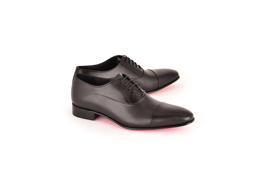 C0001101- 7368 Cap toe lace up - Black