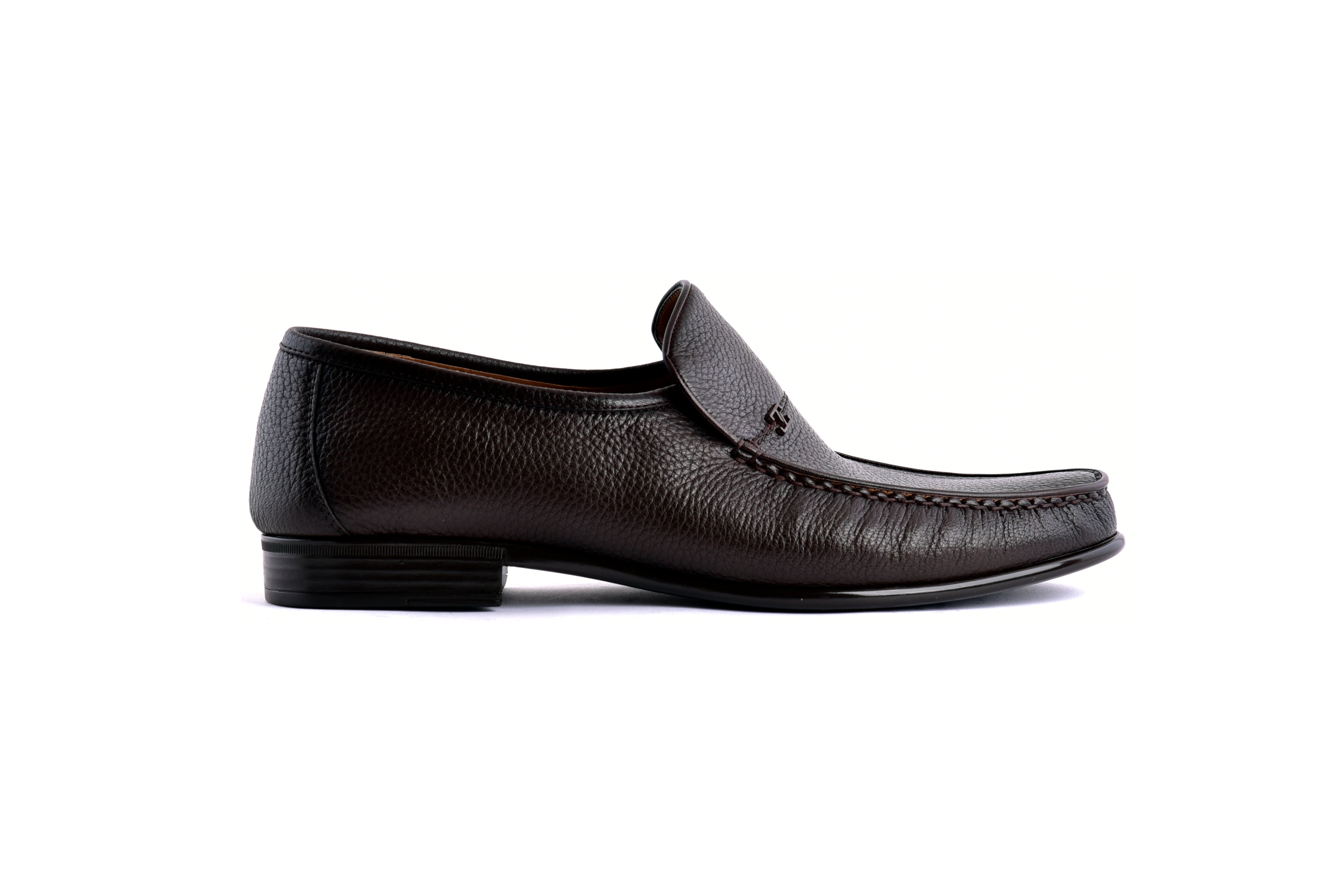 C000141-7806 Deer Skin Loafer- Brown