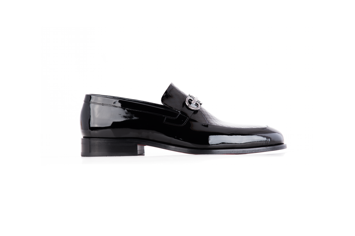 C0124-8423 Buckle Formal loafer- Black