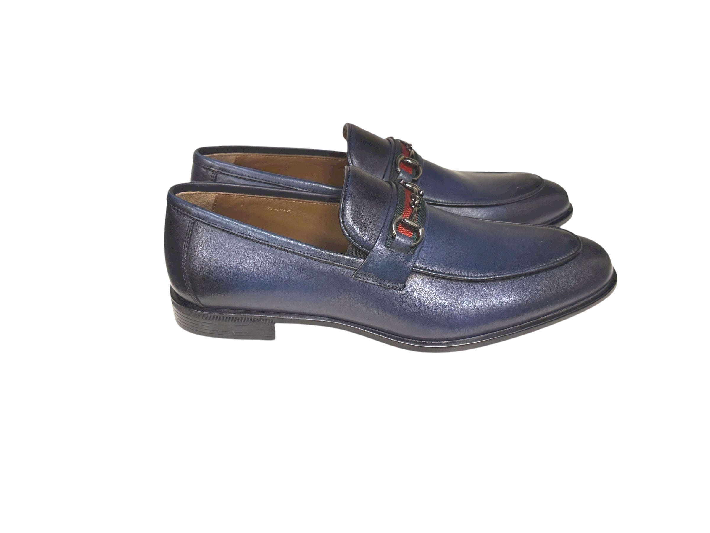 P0015 -Borris- Buckle Loafer- Navy
