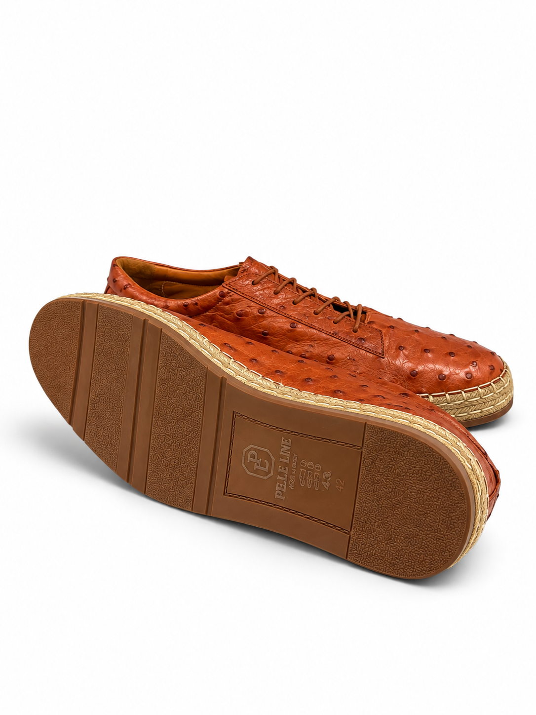 P0103 Monaco Genuine Ostrich- Tan