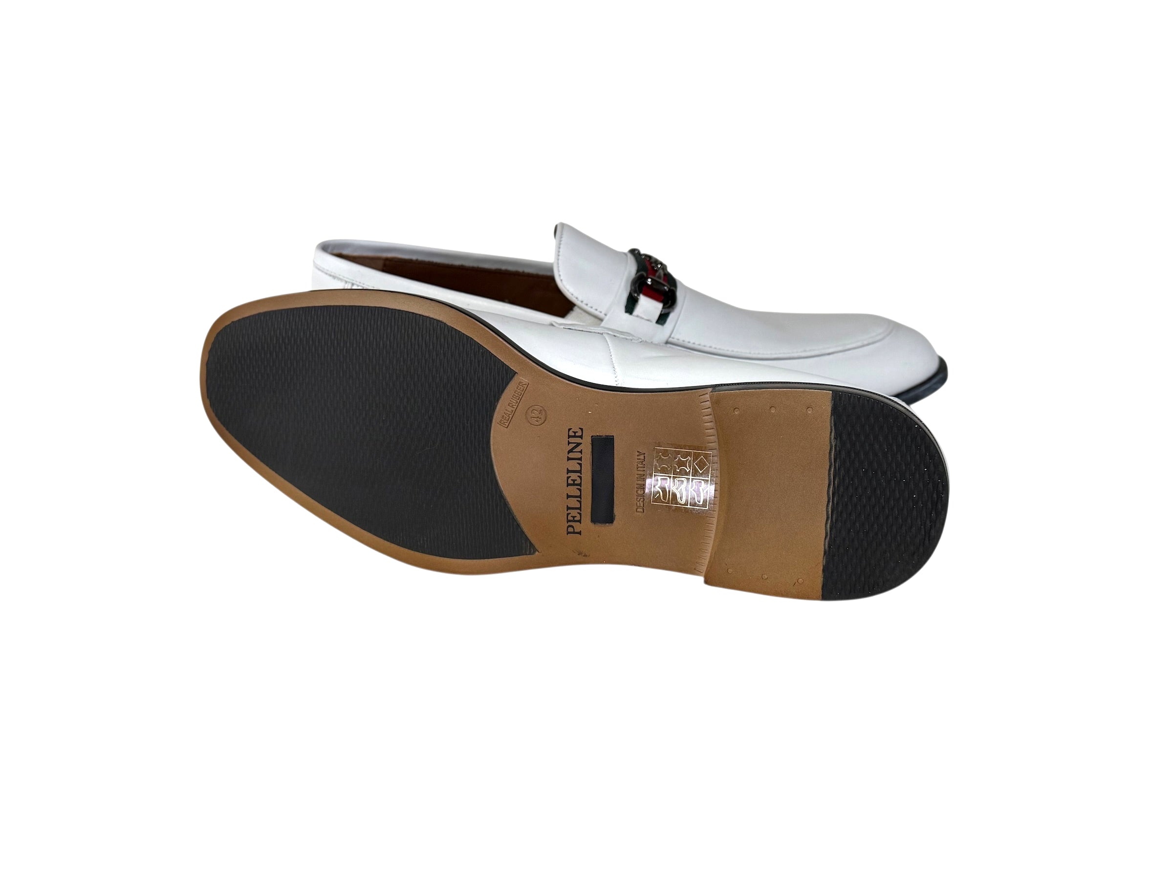 P0017 -Borris- Buckle Loafer- White