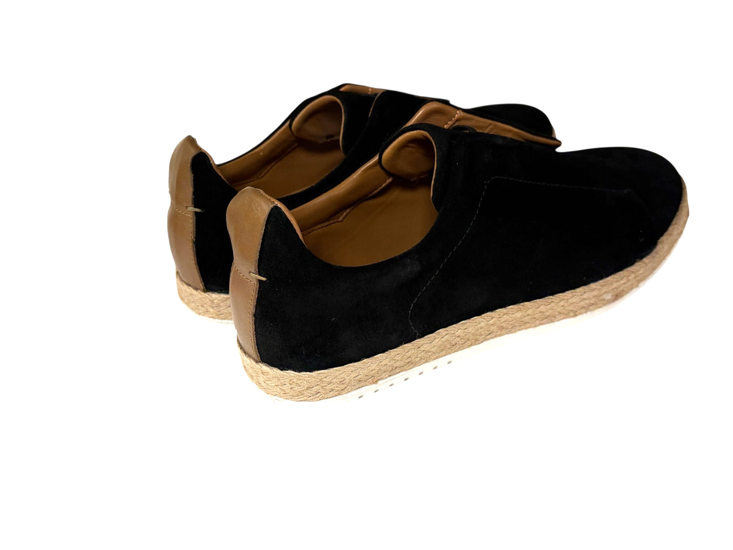 P01008 Sportivo- Elastic Vamp- Black Suede