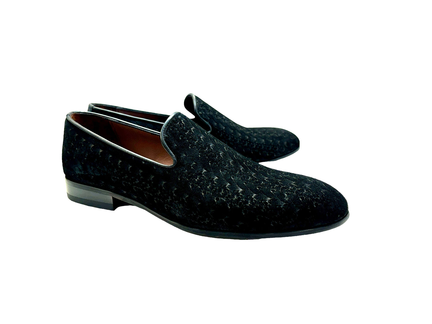 P00054 - Warren Loafer Black Suede