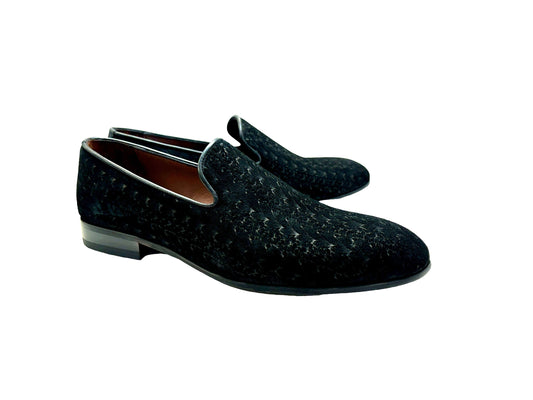 P000503 - Warren Loafer Black Suede