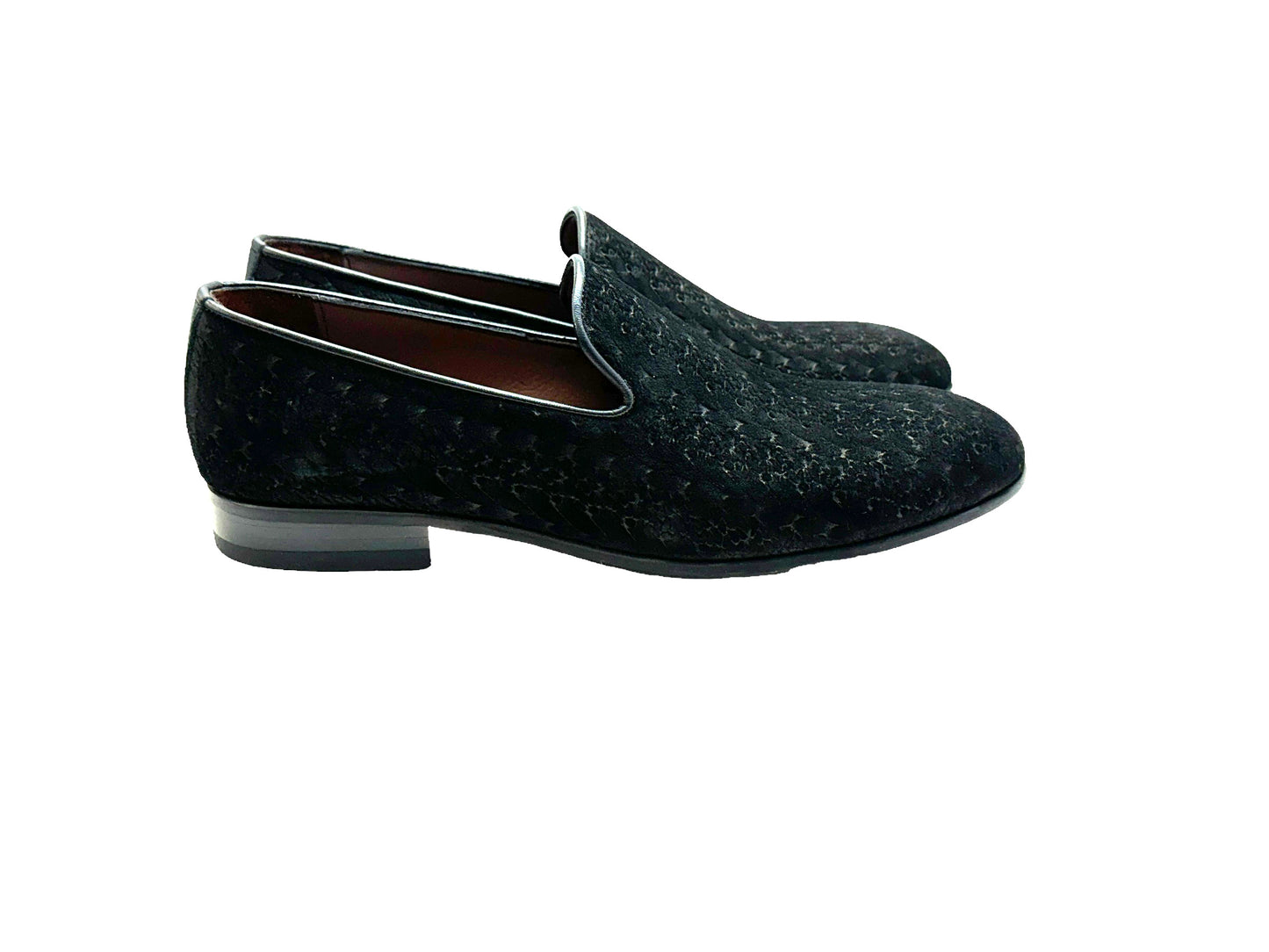 P00054 - Warren Loafer Black Suede