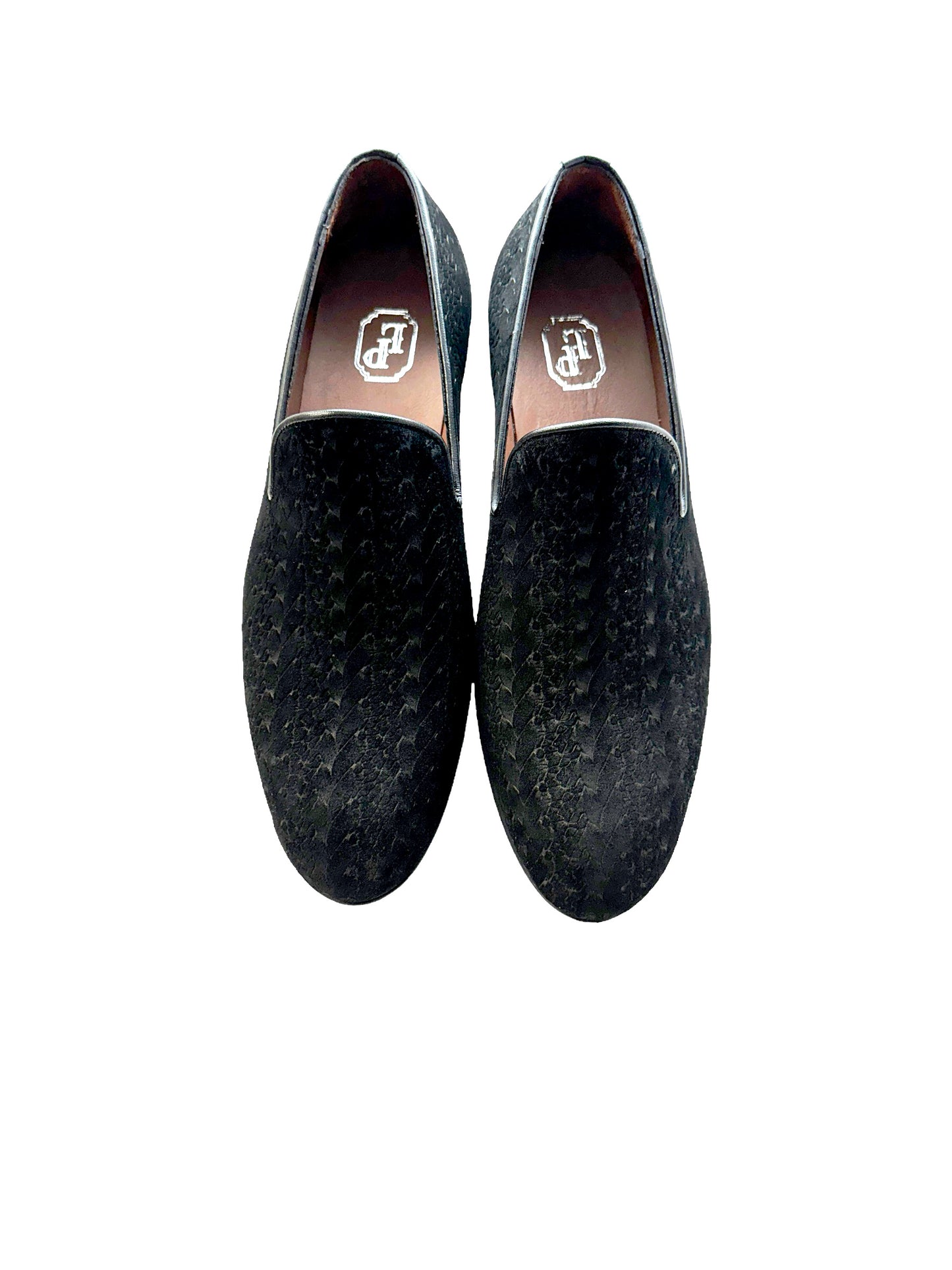 P00054 - Warren Loafer Black Suede