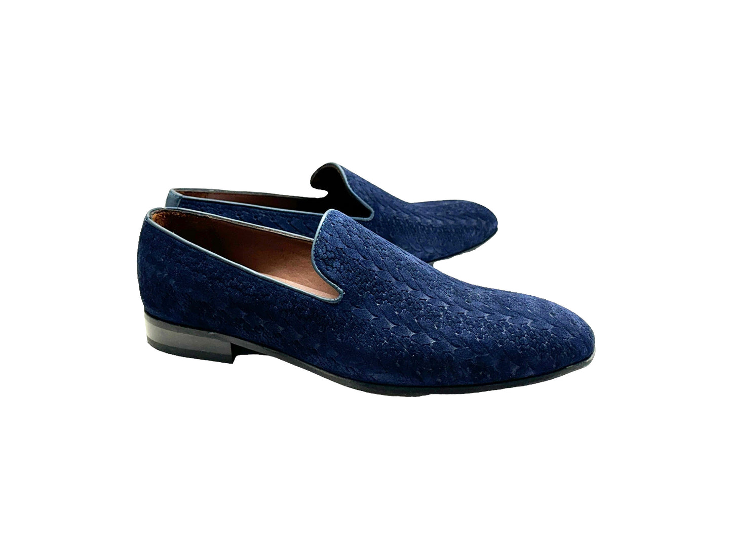 P00056 - Warren Loafer Navy Suede