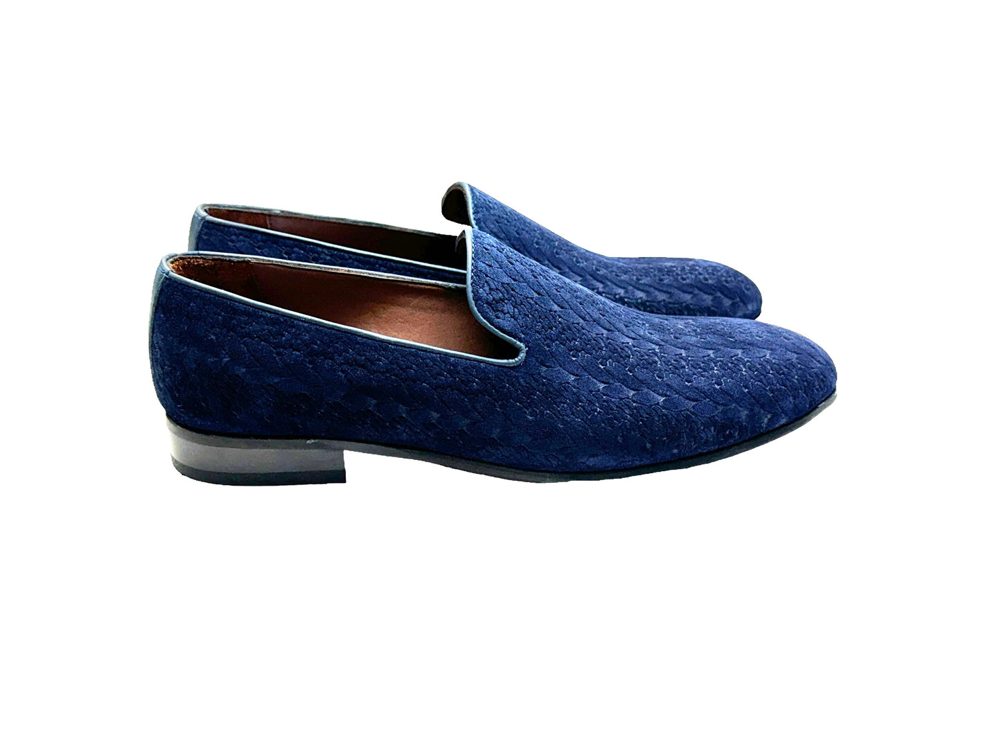 P00056 - Warren Loafer Navy Suede