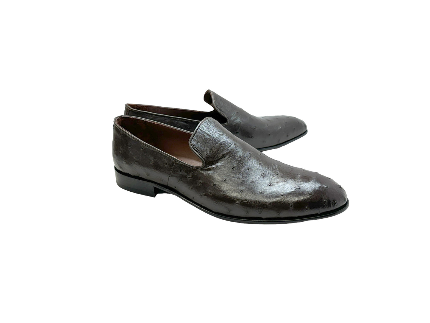 P00058 - Warren Ostrich Loafer- Brown
