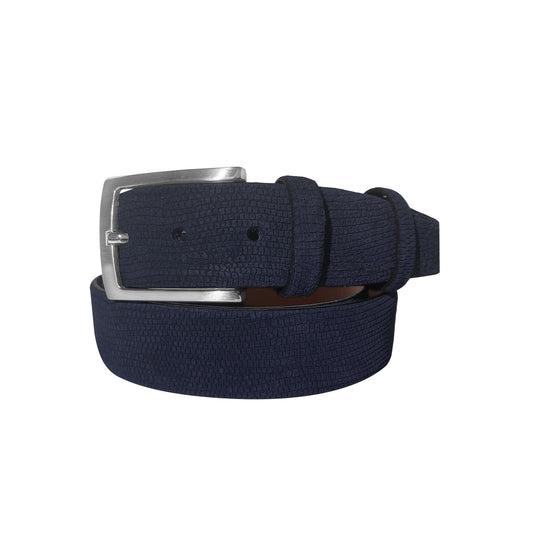 CBelt -1547 Design Suede Belt - Navy Suede