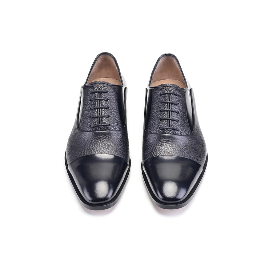 P00053 -270 Black Cap toe deer skin