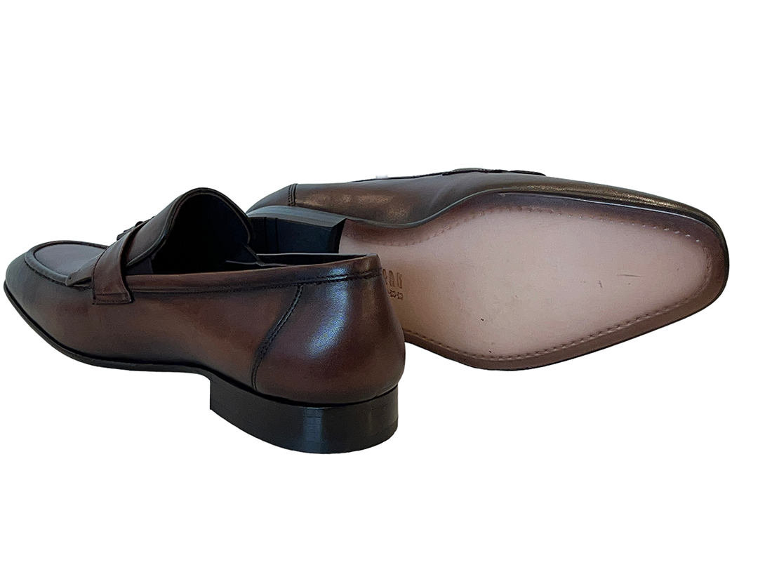 P00061-3010 Brown Kilt Tassel Loafer