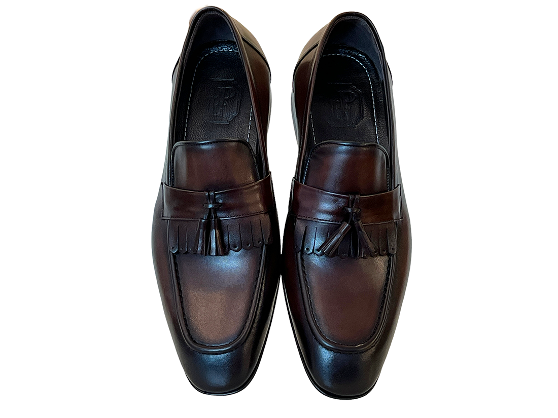P00061-3010 Brown Kilt Tassel Loafer