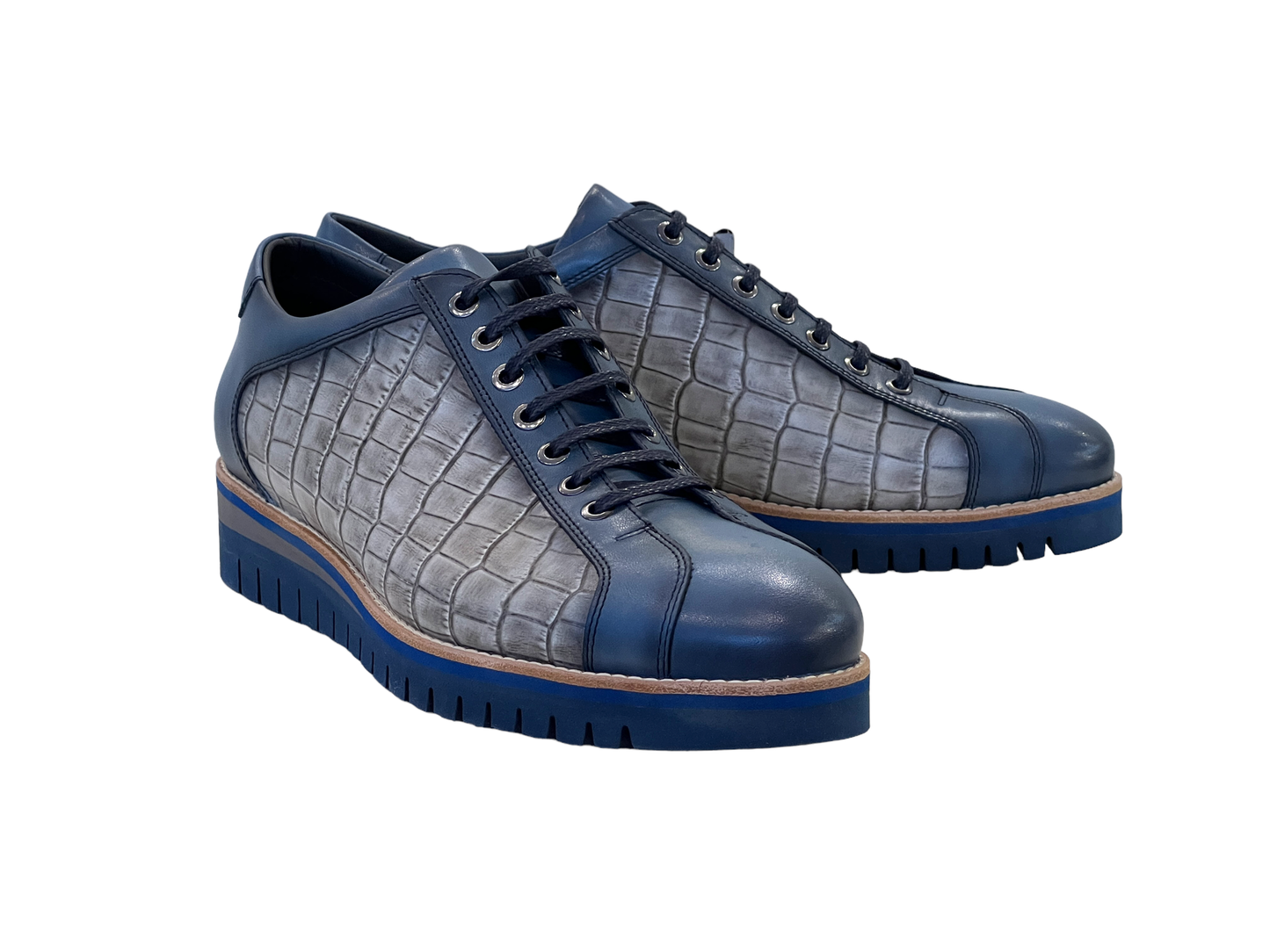 C213-4005HS Sport Comfort Fashion-Blue+Taupe