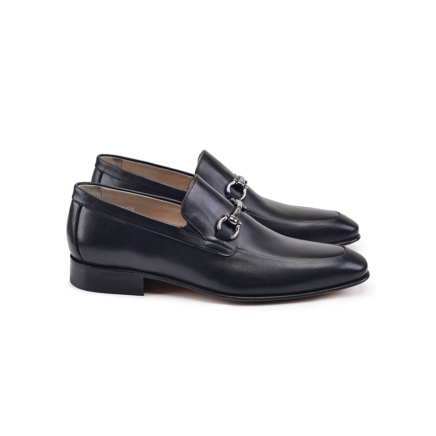 P000511 - 4770 Black Buckle Loafer