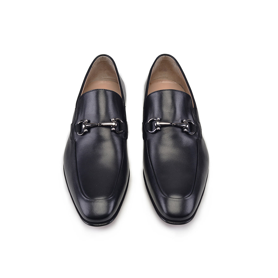 P000511 - 4770 Black Buckle Loafer