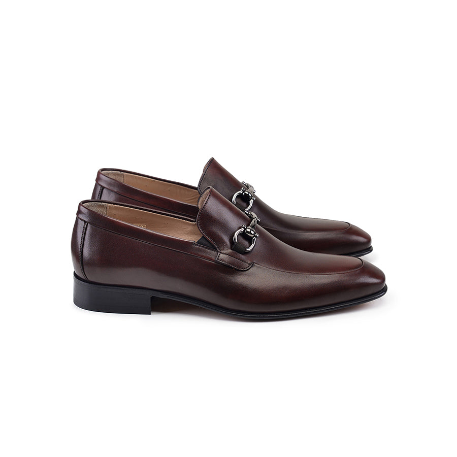 P000512 - 4770 Brown Buckle Loafer