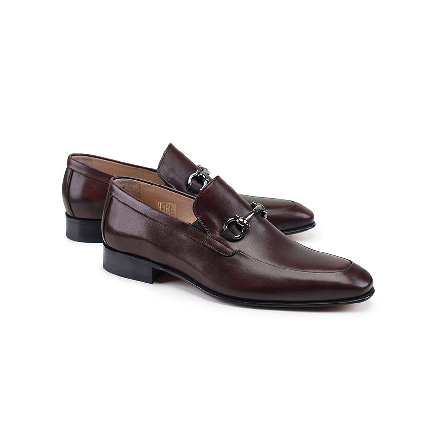 P000512 - 4770 Brown Buckle Loafer
