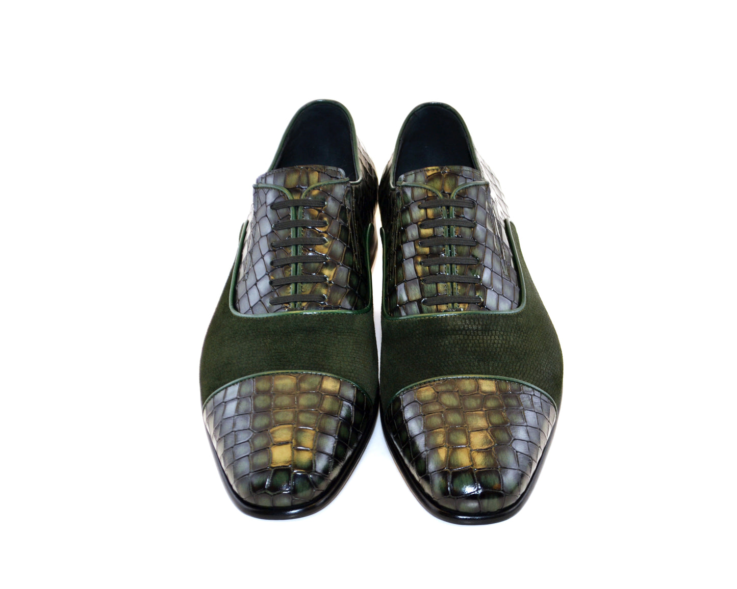 C013-5796 Cap Toe Slip On / Lace Up Green