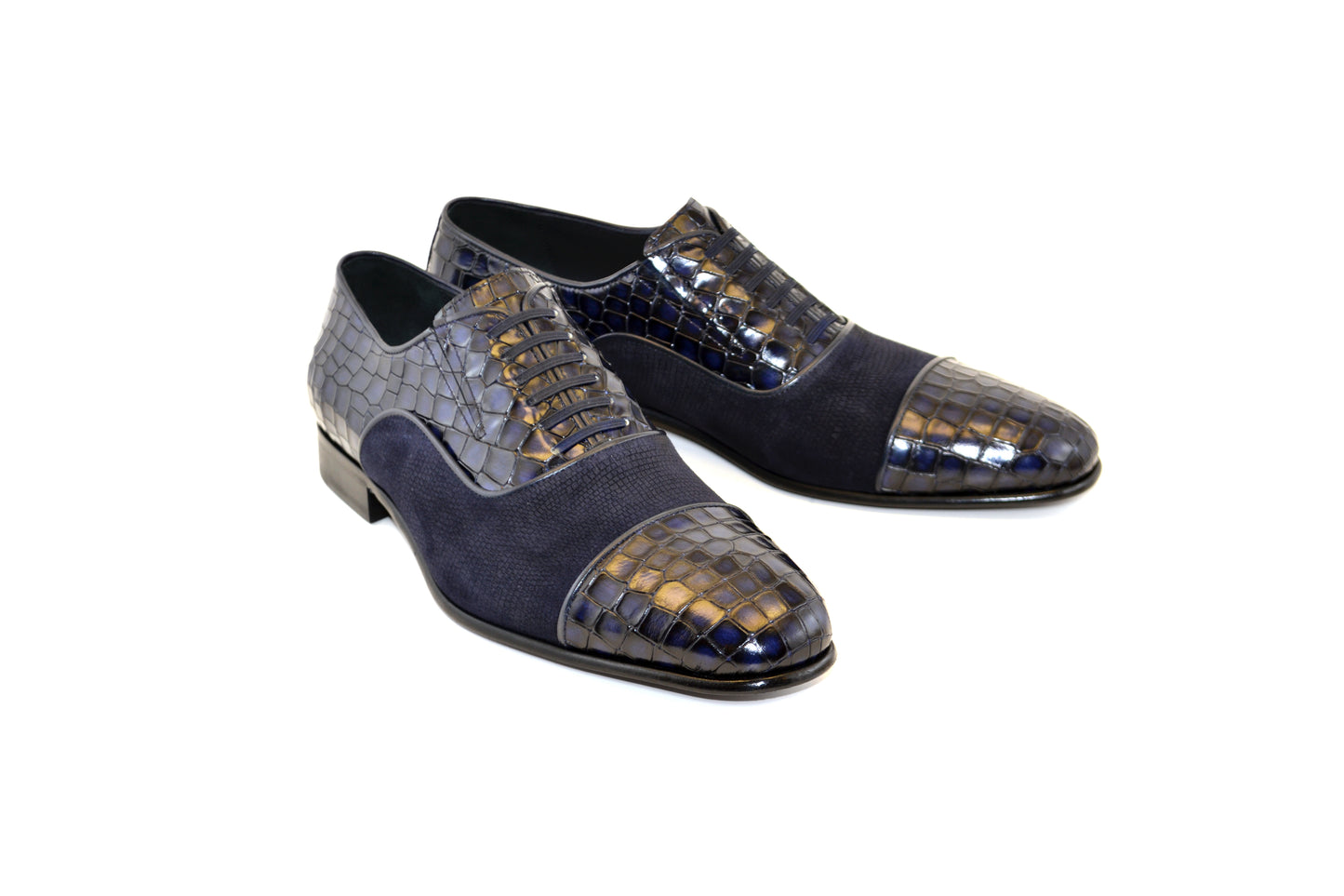 C014-5796 Cap Toe Slip On / Lace Up Navy