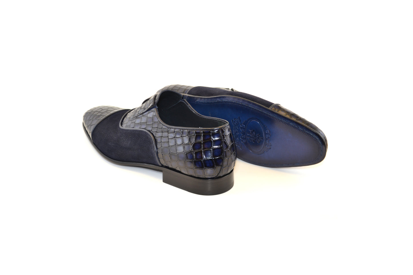 C014-5796 Cap Toe Slip On / Lace Up Navy