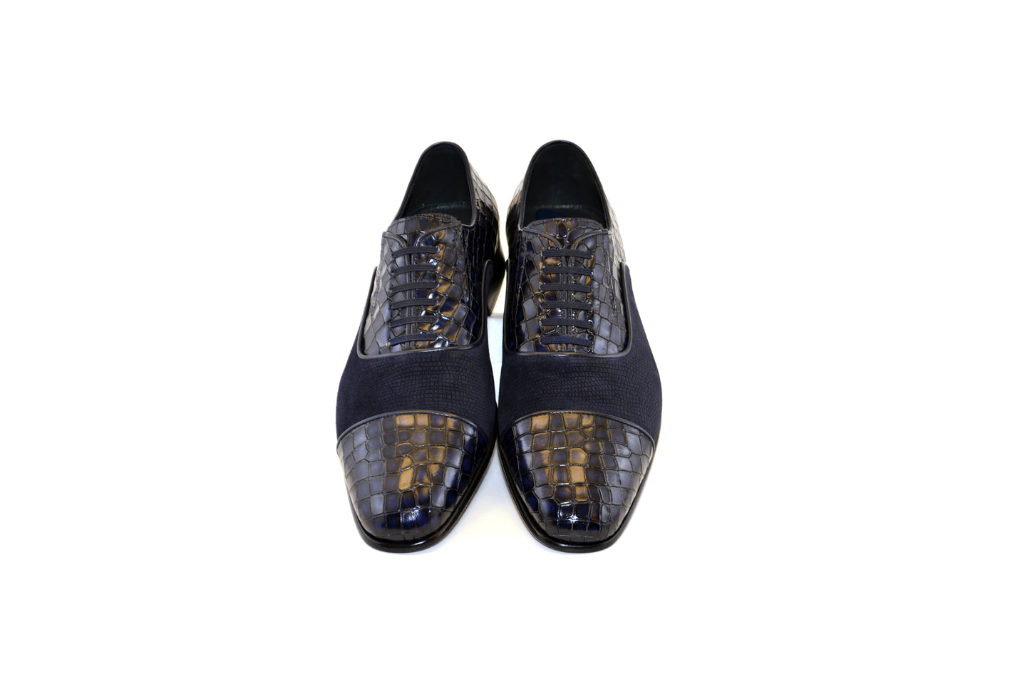 C014-5796 Cap Toe Slip On / Lace Up Navy