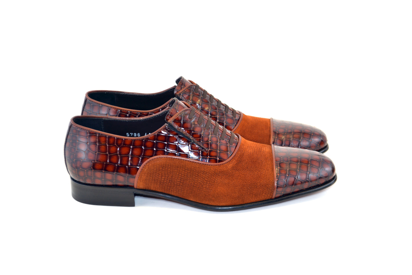 C011-5796 Cap Toe Slip On / Lace Up Tabacco