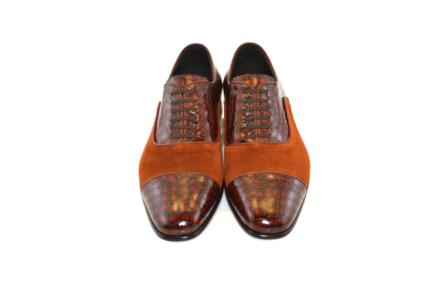 C011-5796 Cap Toe Slip On / Lace Up Tabacco