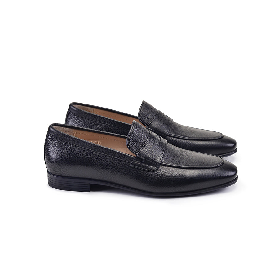 P000520 -5820 Black Dress Casual Penny Loafer