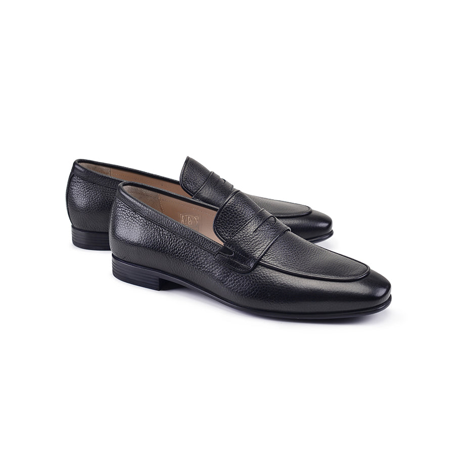 P000520 -5820 Black Dress Casual Penny Loafer