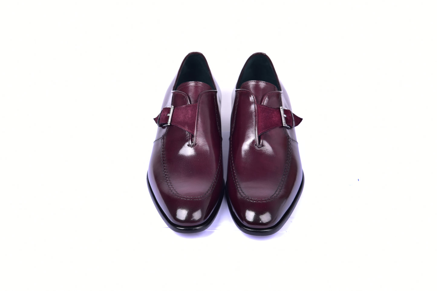 C053-6471 Monk strap-Burgundy