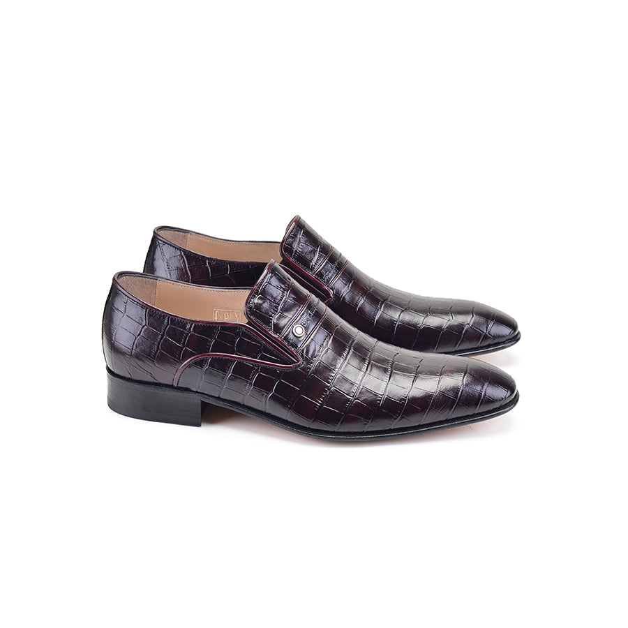 P000592 - 6924C- Bordo High vamp Loafer