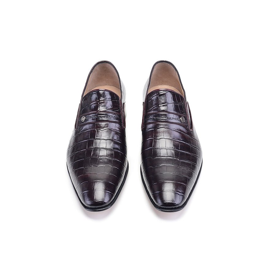 P000592 - 6924C- Bordo High vamp Loafer