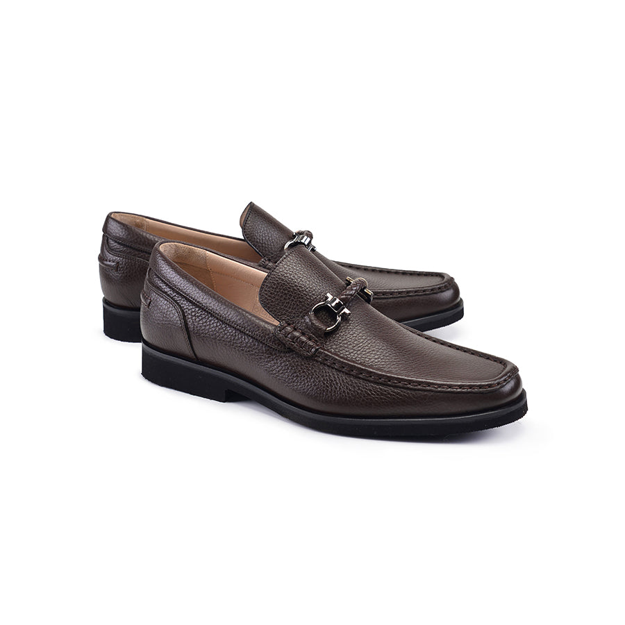 P000519 -9496 Brown Dress Casual Loafer