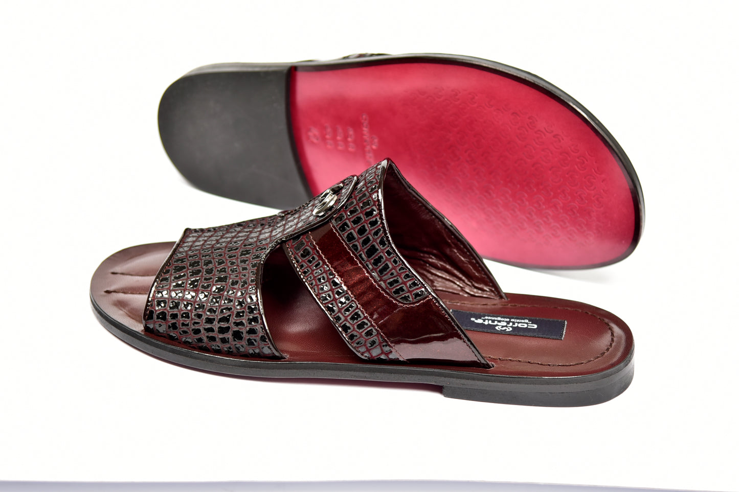 C0071-Corrente 5829 Sandal- Burgundy