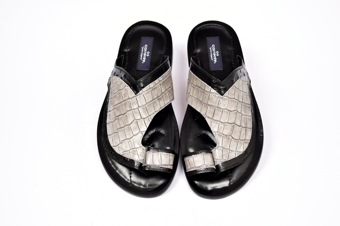 C0061-Corrente 5831 Sandal- Black-Grey